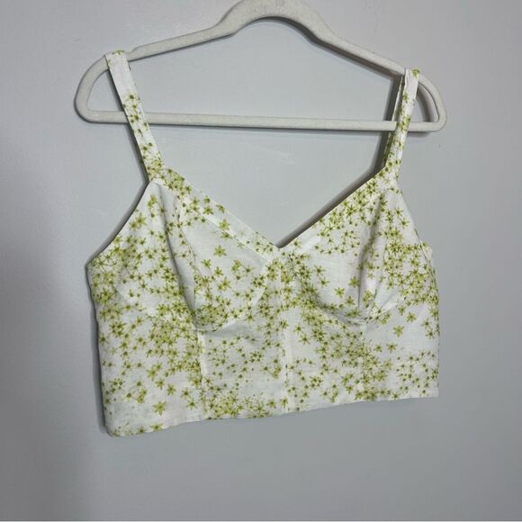 All Saints Cassia Amanzi Linen Blend Top NWT Size 12 - Picture 8 of 12